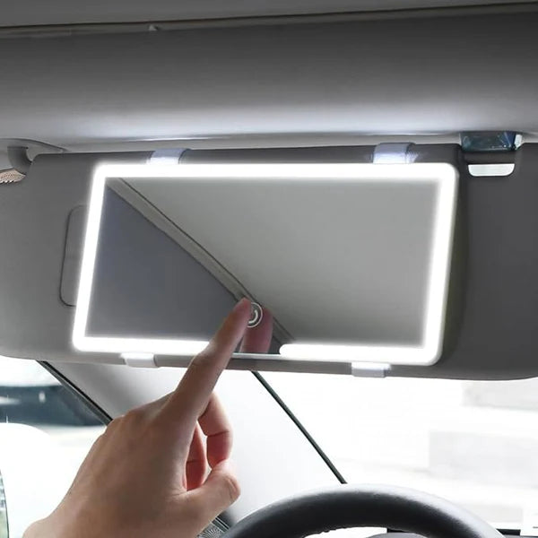 Car Makeup Mirror with Lights