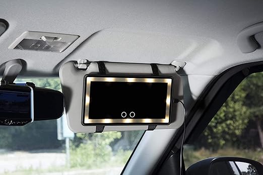 Car Makeup Mirror with Lights