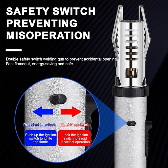 Windproof Straight Flame Lighter