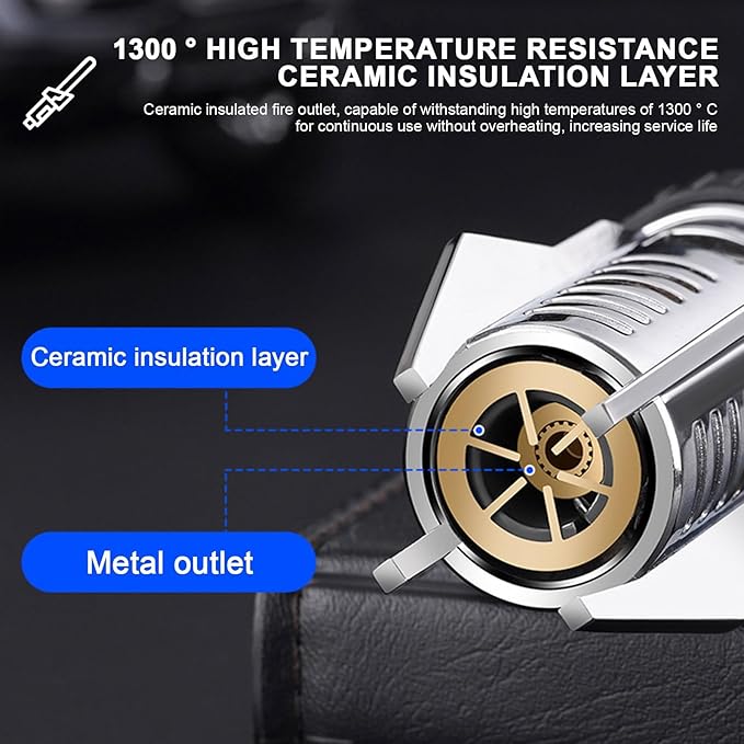 Windproof Straight Flame Lighter