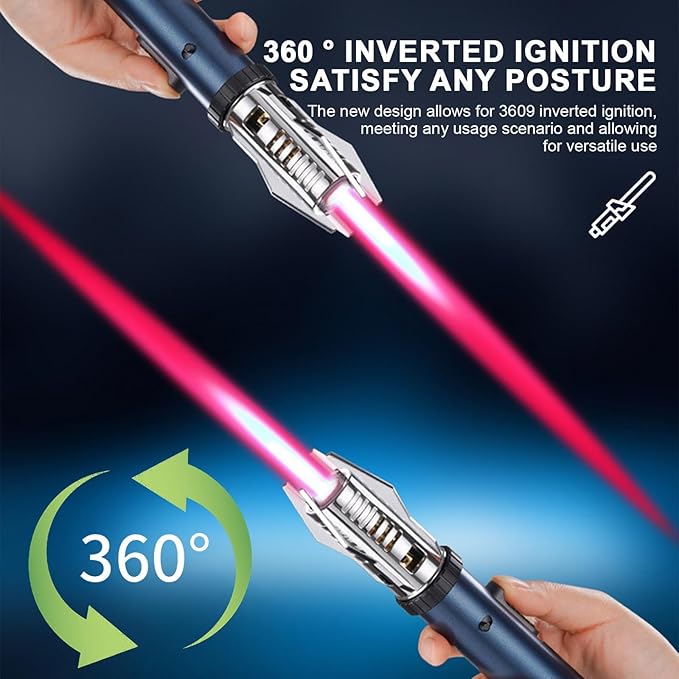 Windproof Straight Flame Lighter