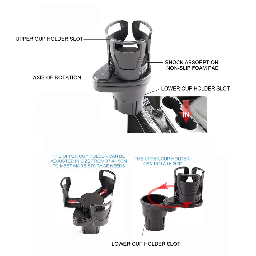 Multifunctional Car Cup Holder