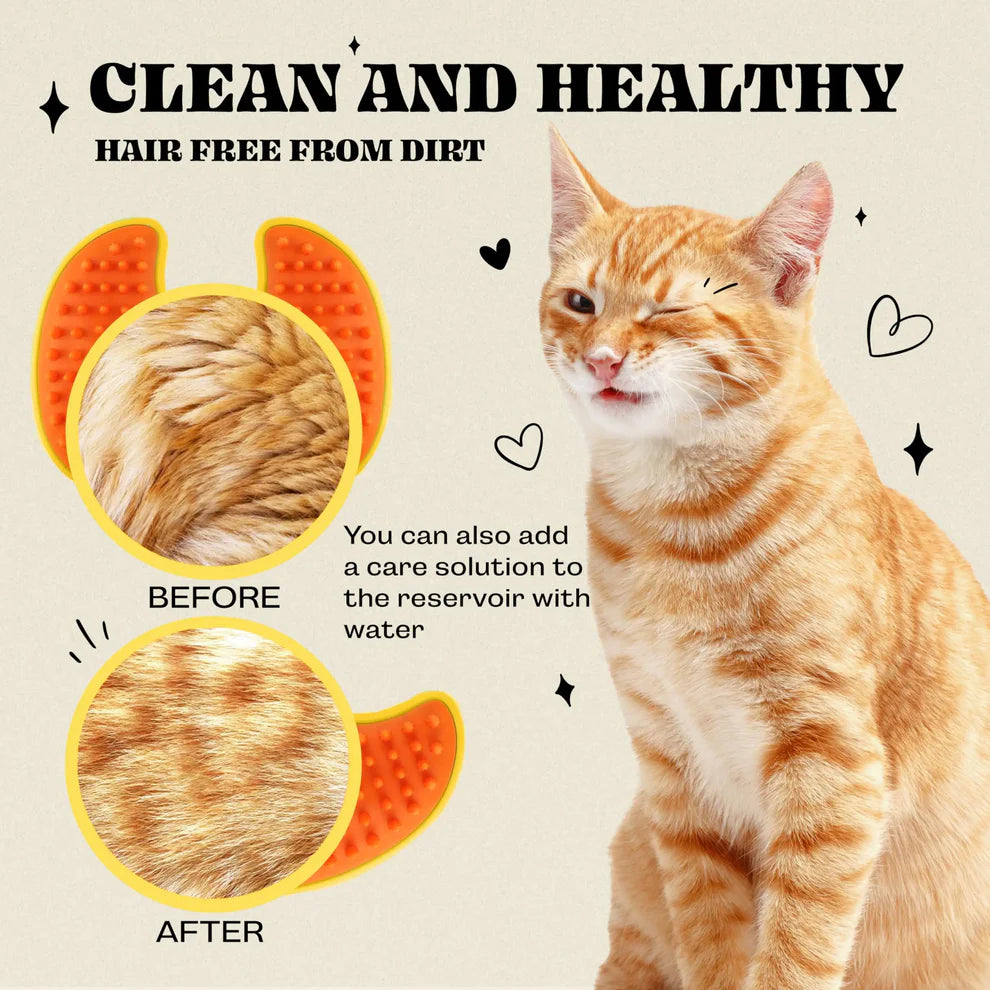 Steamy Pet Grooming Brush