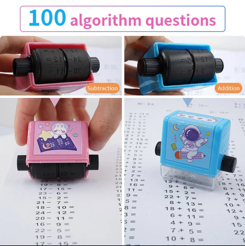 Math Roller Stamp