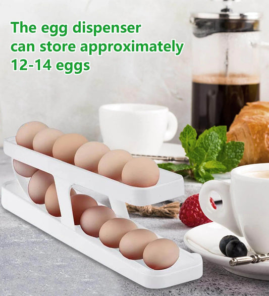 Automatic Roll-Down Double Layer Egg Dispenser
