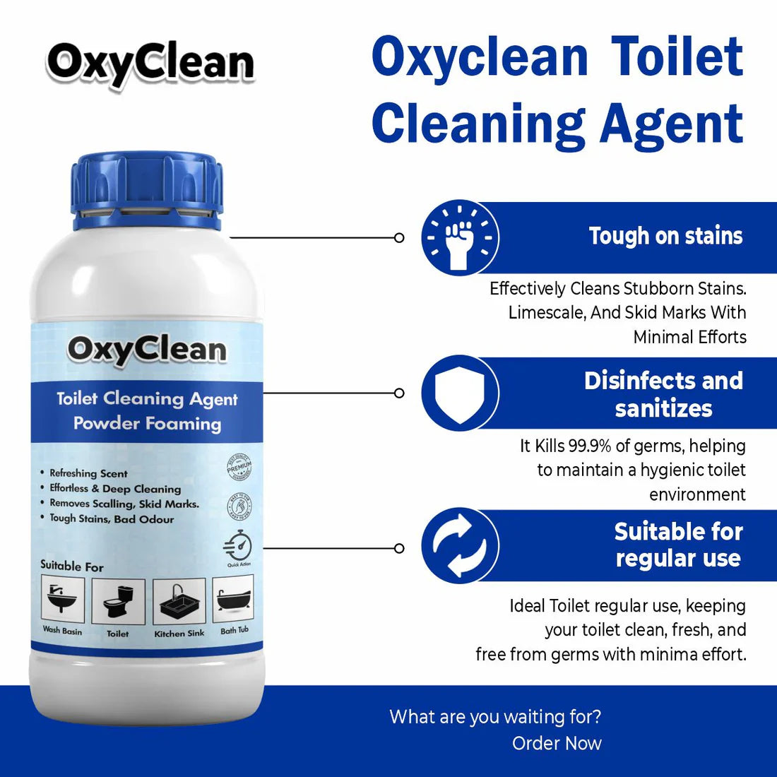 OxyClean Toilet Cleaning Agent