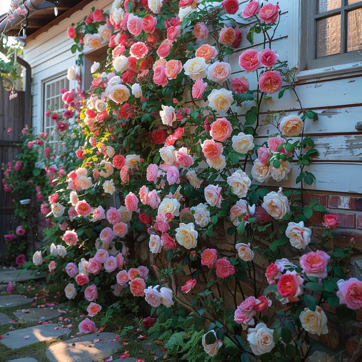 Rare Colour Climbing Rose Seeds + Plant Growth Supplement Free