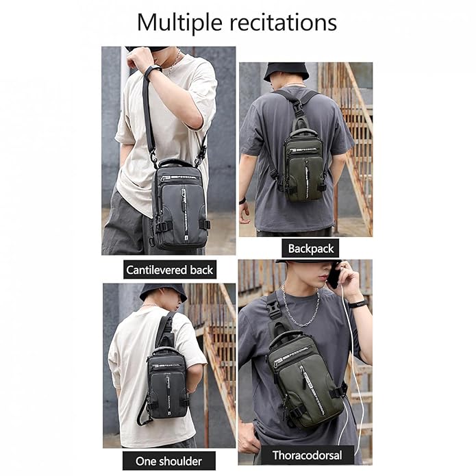 Multifunctional Chest Sling Bag