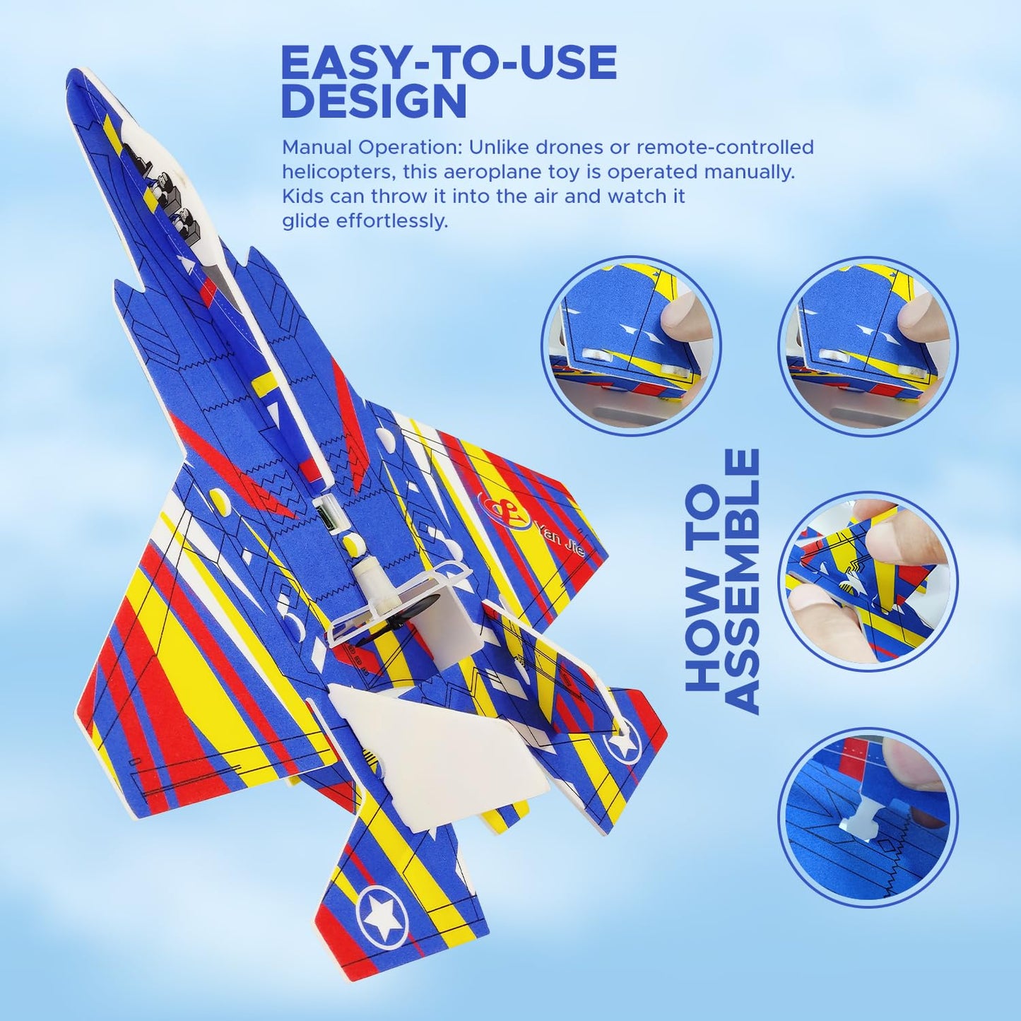 Hand Throwing Flying Jet
