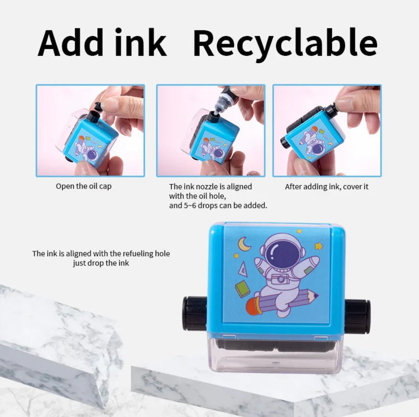 Math Roller Stamp
